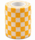 Orange Checker Vet Wrap
