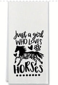 Love Horses Kitchen Towel