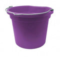 8 QT Purple Flat Back Bucket