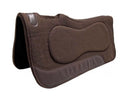Brown Saddle Pad With Padded Bars 31x32