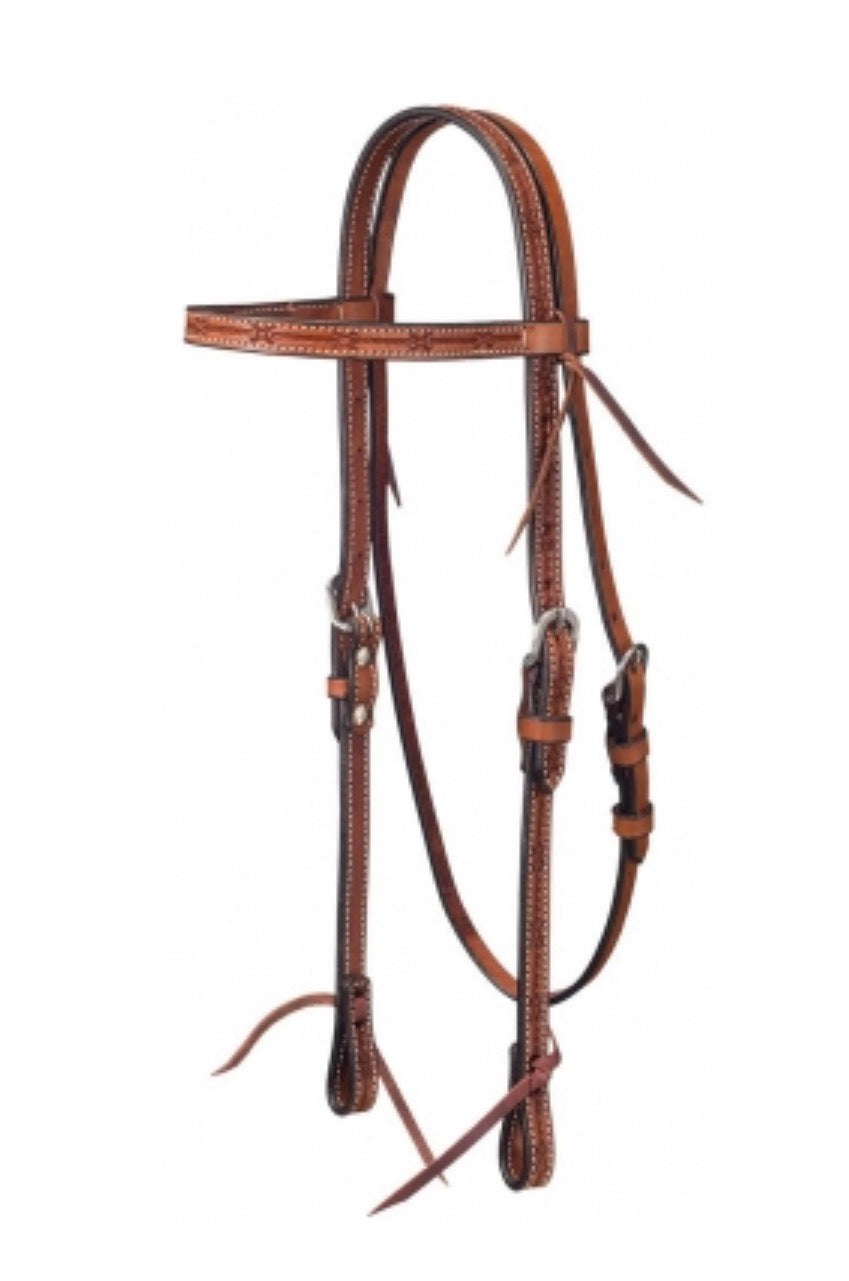Barb Wire Detail Headstall