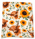 Highland Cow Baby Blanket