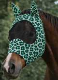 Green Leopard Fly Mask