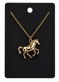 Golden Horse Necklace