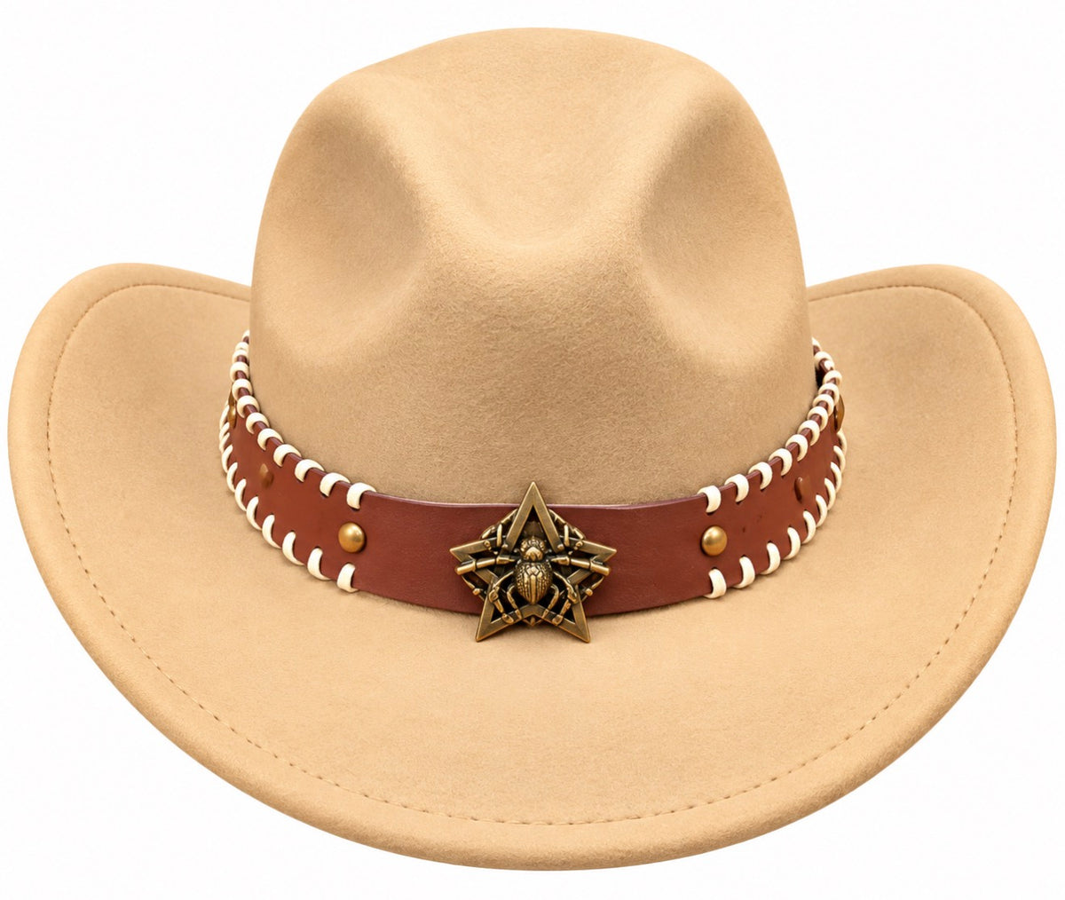 Brown Star Hat