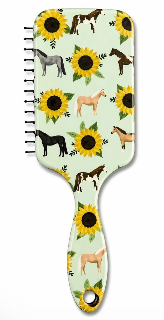 Sunflower Hair Brush