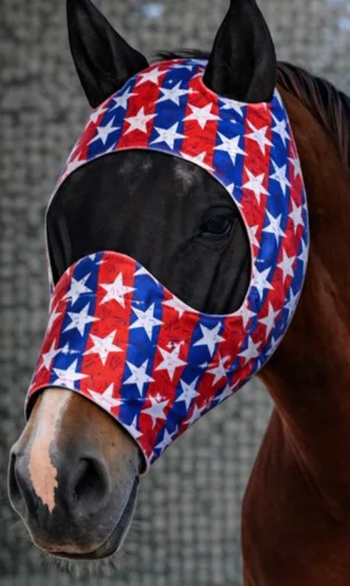 Blue Star Fly Mask