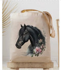 Bay floral horse tote
