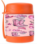 Orange Western Food Thermos