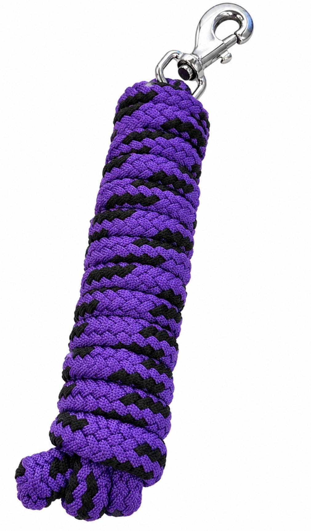10 foot purple/black lead rope