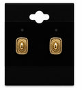 Gold Hat Earrings