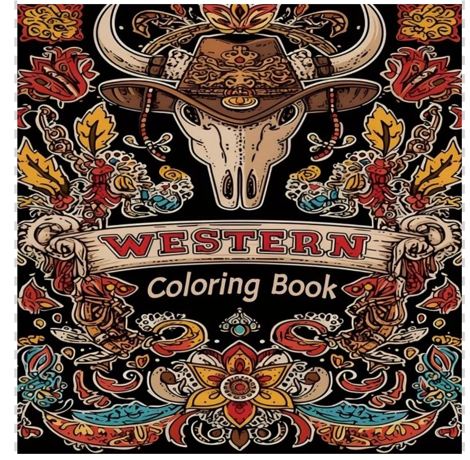 Western Coloring Book