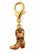 Brown Tan Clip Keychain
