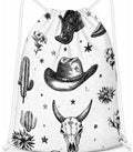 Western Black/White Gym Bag