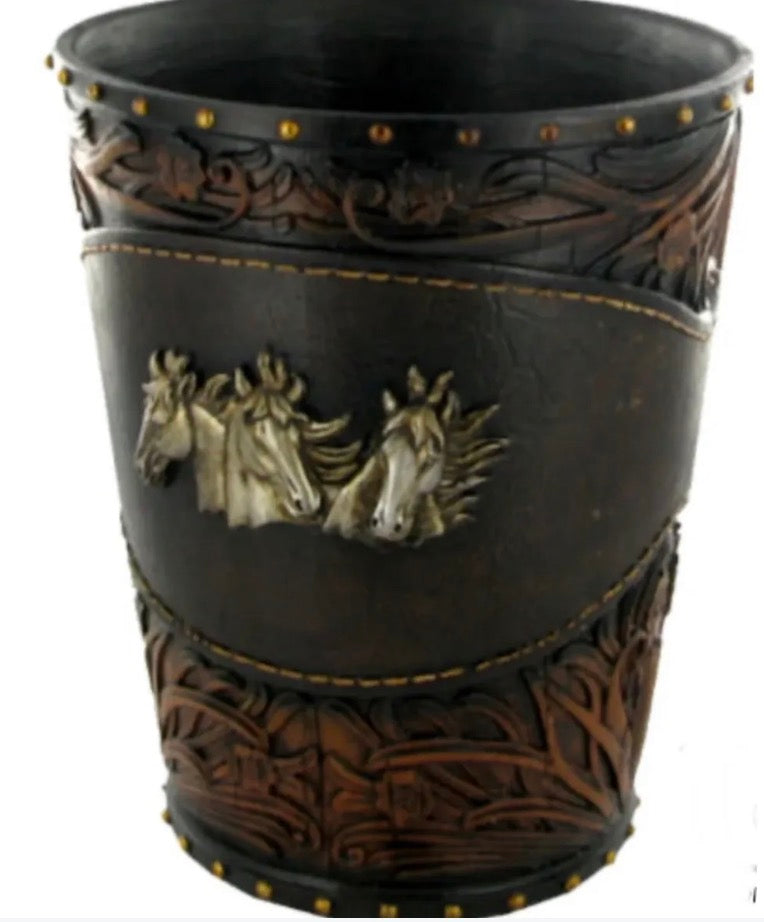 Horse Trash Can