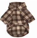 Brown Plaid Dog Sweater