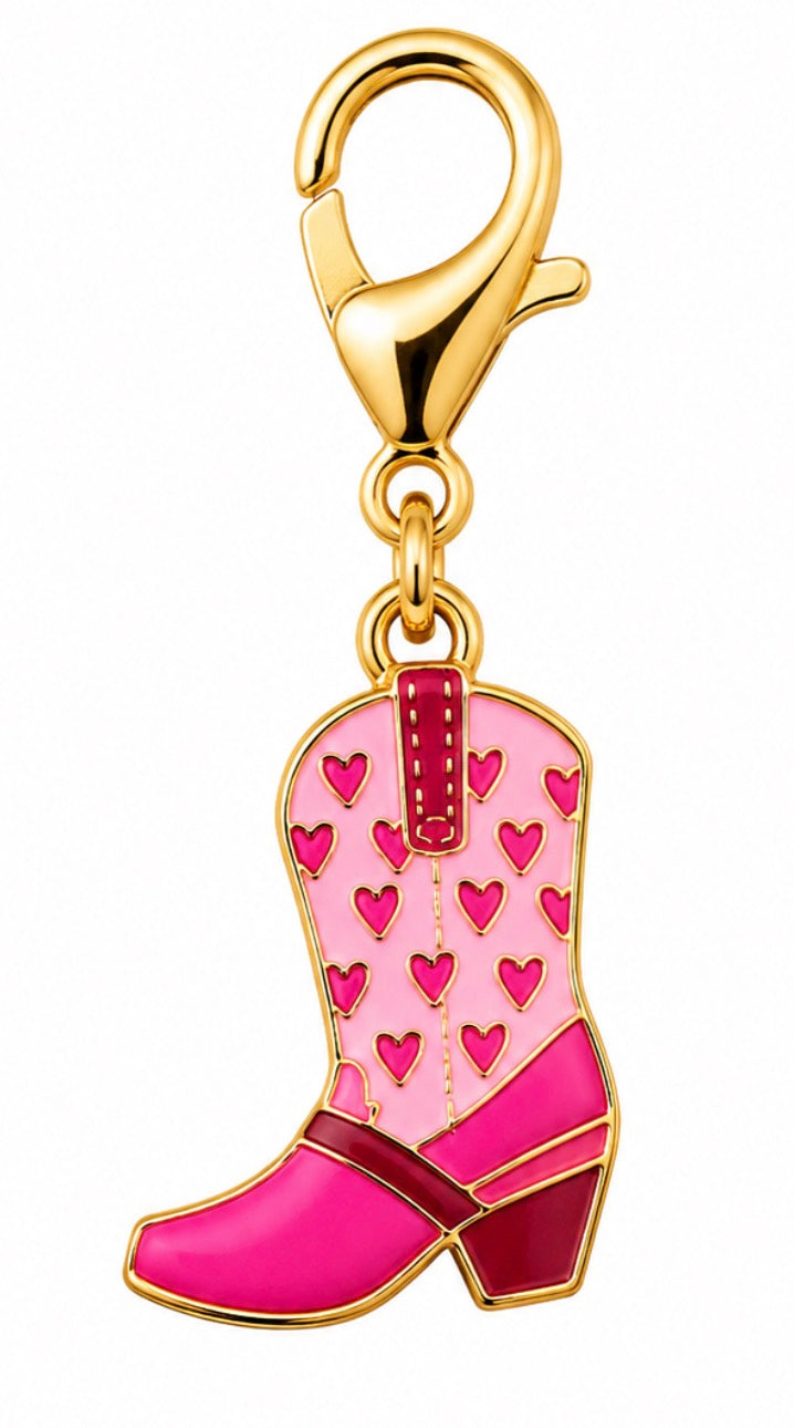 Pink Clip Keychain