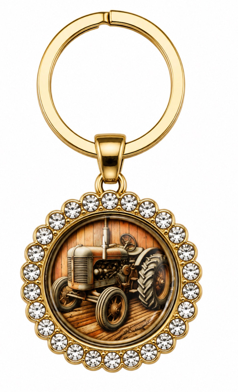 Tractor Keychain