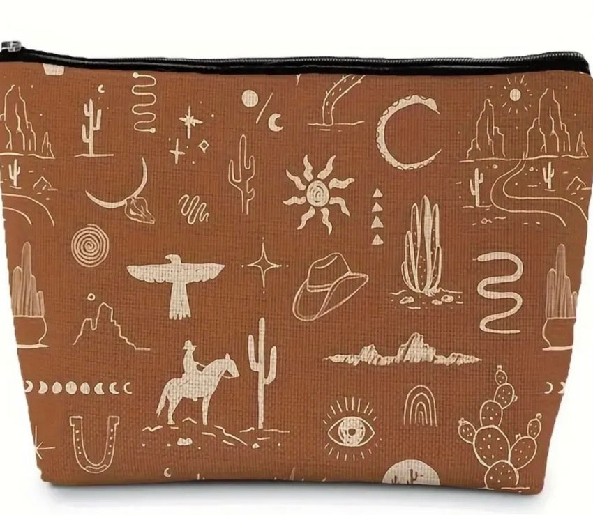 Western Makeup Bag