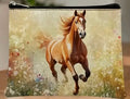 Chestnut Horse Makeup Bag