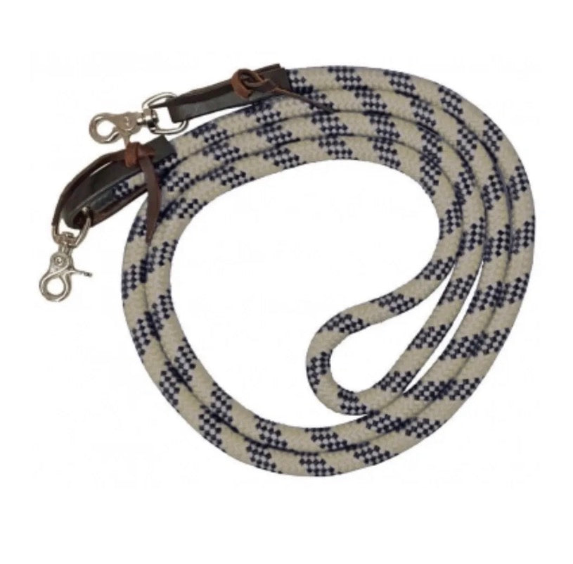 8 Foot Tan Trail Clip Reins