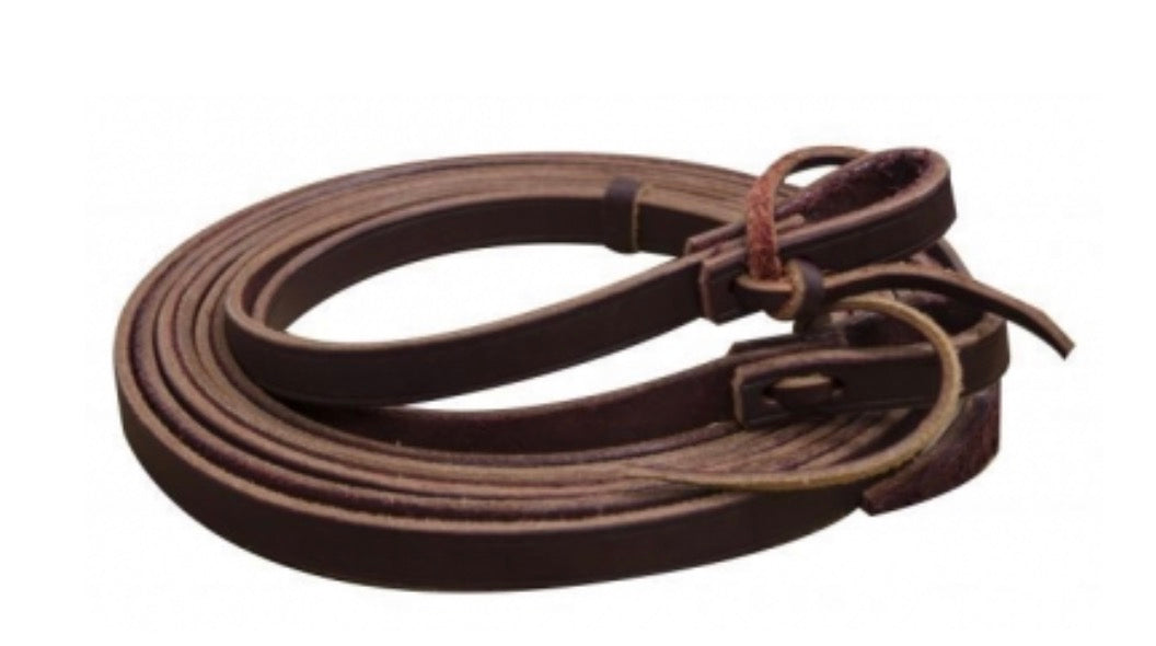 Leather 5/8 in x 8 Split Reins Dark