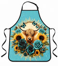 Blue Cow Apron