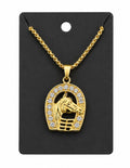 Horse Golden Necklace