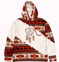 Aztec Orange Hoodie