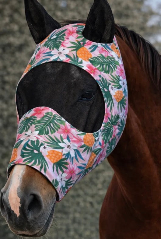 Floral Theme Fly Mask
