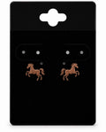 Bronze Horse Earrings