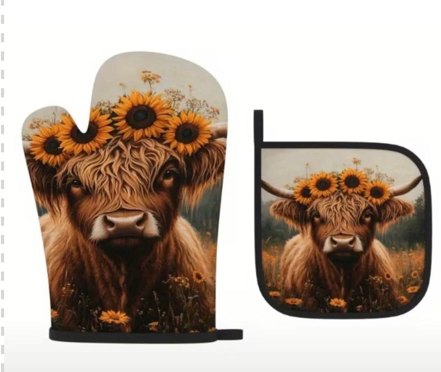 Sunflower Potholders
