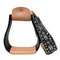 Black Engraved Stirrups