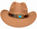 Tan cowboy hat