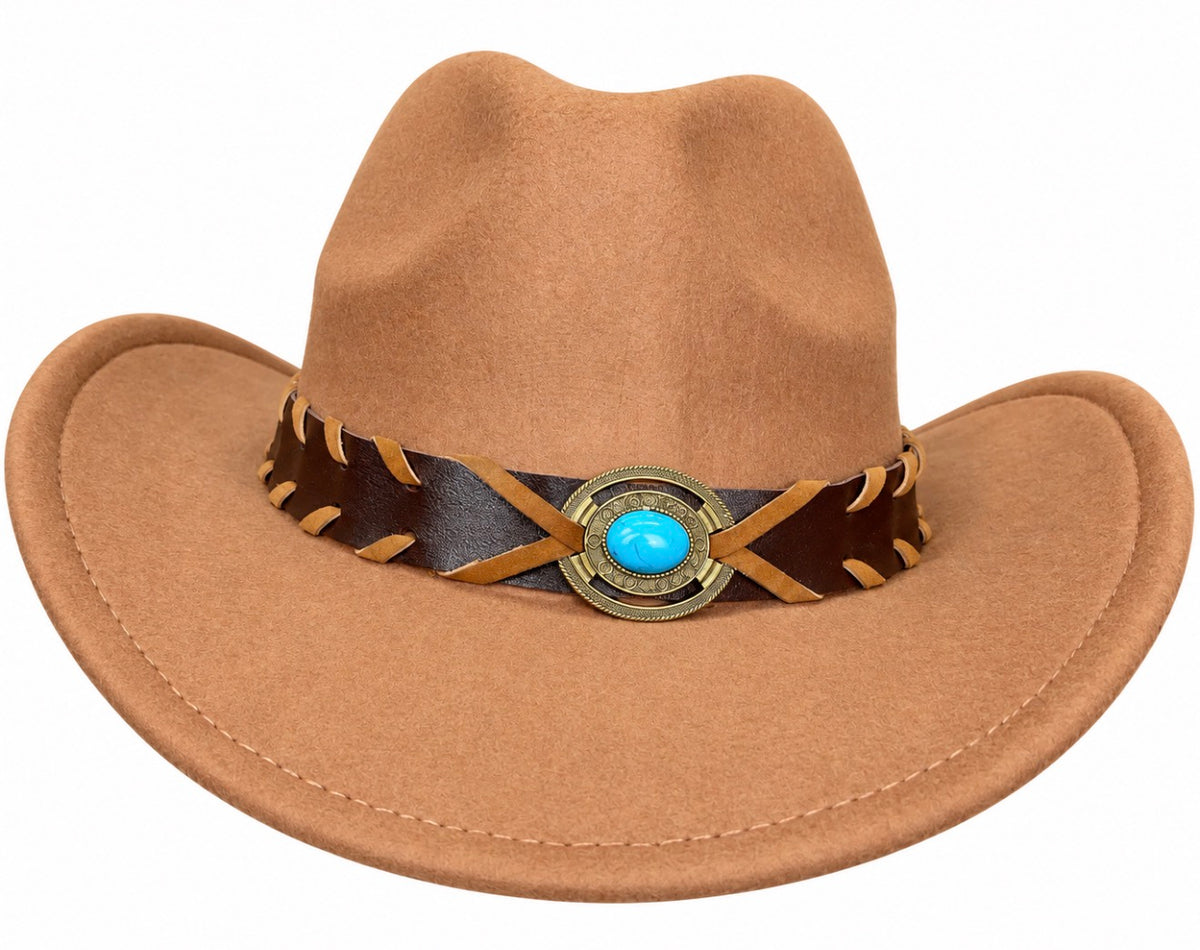 Tan cowboy hat