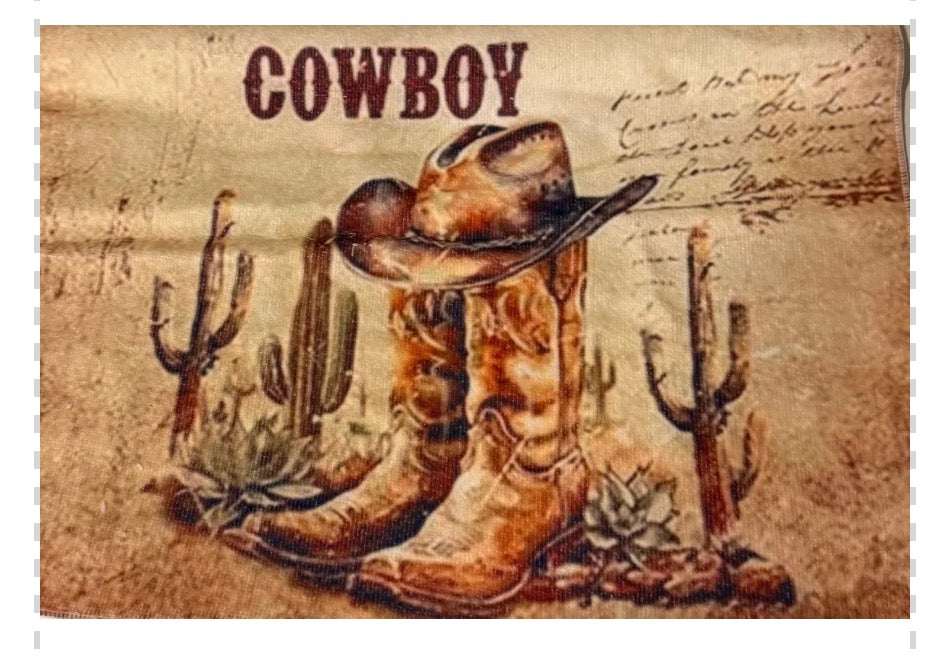 Cowboy Boot Kitchen Towel