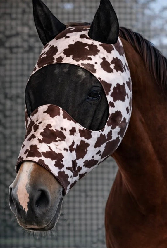 Pony Cowprint Fly Mask
