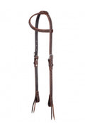 Cowhide One Ear Headstall Dark