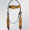 Sunflower Western Headstall