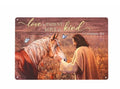 Love Is Patient Metal Sign