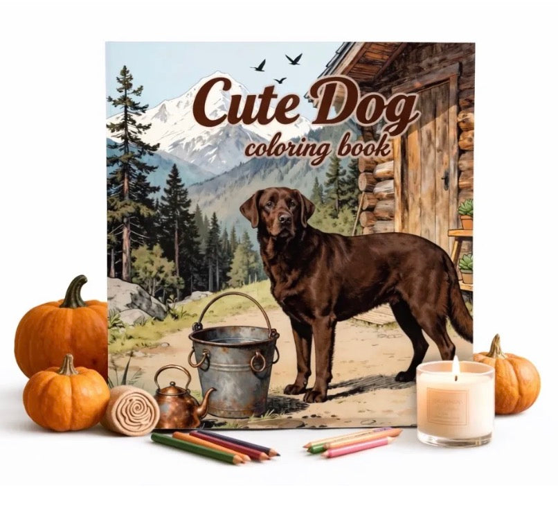 Dog Coloring Book