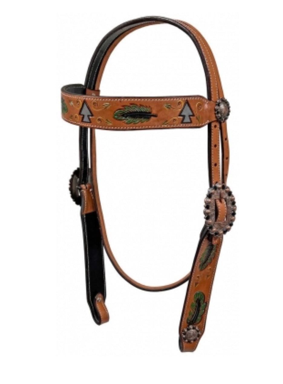 Arrowhead Headstall Black