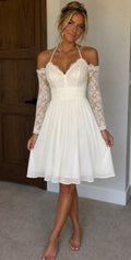 White lace dress