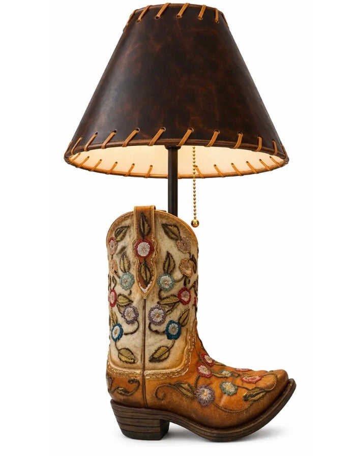 Western Unique Boot Lamp