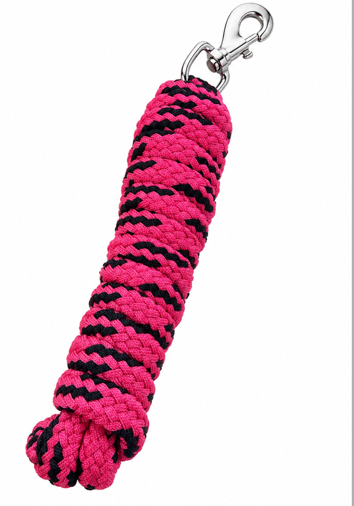 10 foot pink/black lead rope