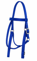 Blue horse headstall