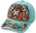 Teal Western Hat