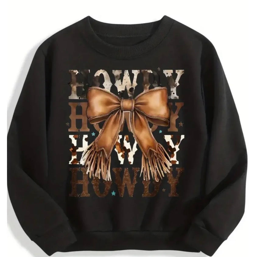 Girls Howdy Sweatshirt