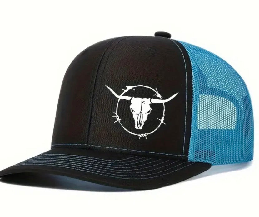 Blue Bull Baseball Cap