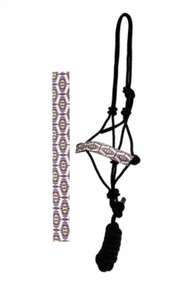 Aztec Rope Halter W Lead